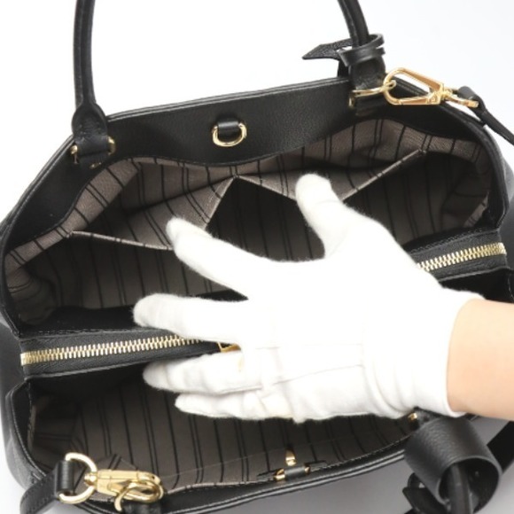 Louis Vuitton Montaigne MM Monogram Implant Shoulder Bag - Picture 12 of 13